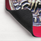 SIEGEL DER KNIGHTS TEMPLAR rote Bordeaux Mousepad (Ecke)