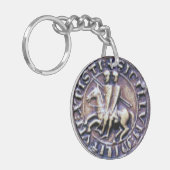 SIEGEL DER KNIGHTS TEMPLAR SCHLÜSSELANHÄNGER (Vorderseite links)
