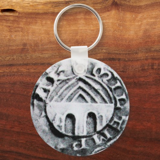 SIEGEL DER KNIGHTS TEMPLAR SCHLÜSSELANHÄNGER (Vorderseite)