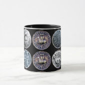 SIEGEL DER KNIGHTS TEMPLAR Schwarz Tasse (Zentrum)