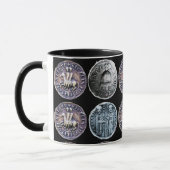 SIEGEL DER KNIGHTS TEMPLAR Schwarz Tasse (Links)