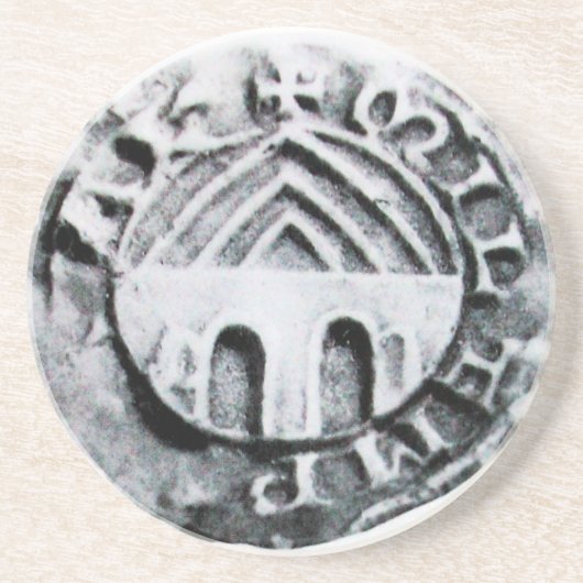 SIEGEL DER KNIGHTS TEMPLAR UNTERSETZER (Vorne)