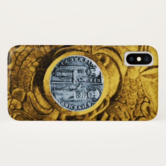 SIEGEL DER KNIGHTS TEMPLORgoldgelb Case-Mate iPhone Hülle (Rückseite (Horizontal))