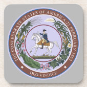 Siegel der Konföderation Getränkeuntersetzer (Vorderseite)