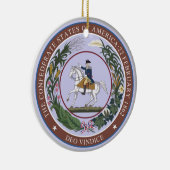 Siegel der Konföderation Keramik Ornament (Rechts)