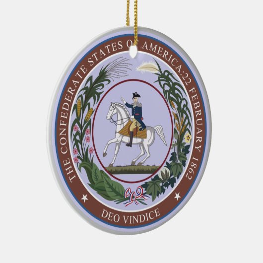 Siegel der Konföderation Keramik Ornament (Rechts)