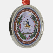 Siegel der Konföderation Silbernes Ornament (Rechts)