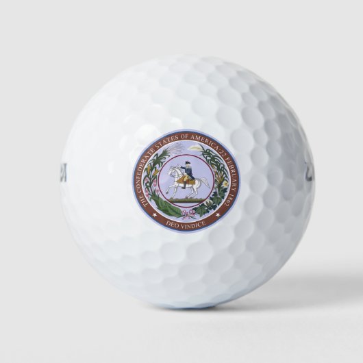 SIEGEL der KONFÖDERSCHAFT Golfball (Vorderseite)