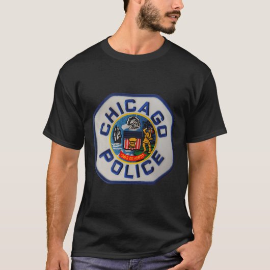 Siegel der Polizeibehörde von Chicago T-Shirt (Vorderseite)