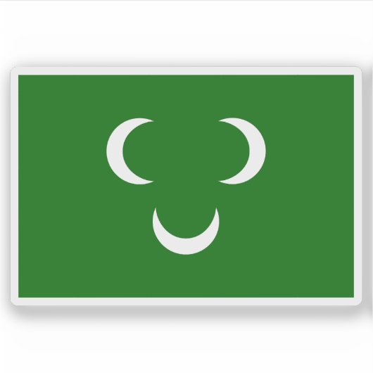 Siegel der Regierung Tripolis, Libyen (1551-1912) Aufkleber (Vorderseite)