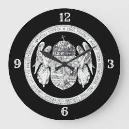 Siegel der Rundschau des ungarischen Königreichs Große Wanduhr