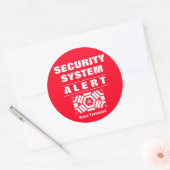 SIEGEL DER SICHERHEIT RUNDER AUFKLEBER (Umschlag)