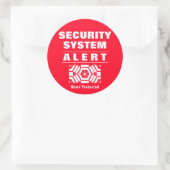 SIEGEL DER SICHERHEIT RUNDER AUFKLEBER (Tasche)