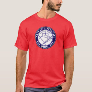 Siegel der Stadt Cincinnati, T - Shirt Ohio