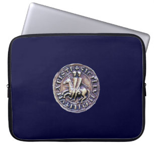 SIEGEL DER TEMPELRITTER grau Laptopschutzhülle