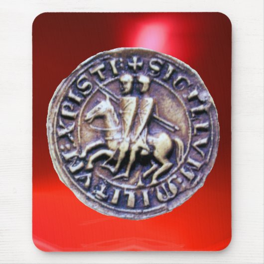 SIEGEL DER TEMPLERRITTER rot Mousepad (Vorne)