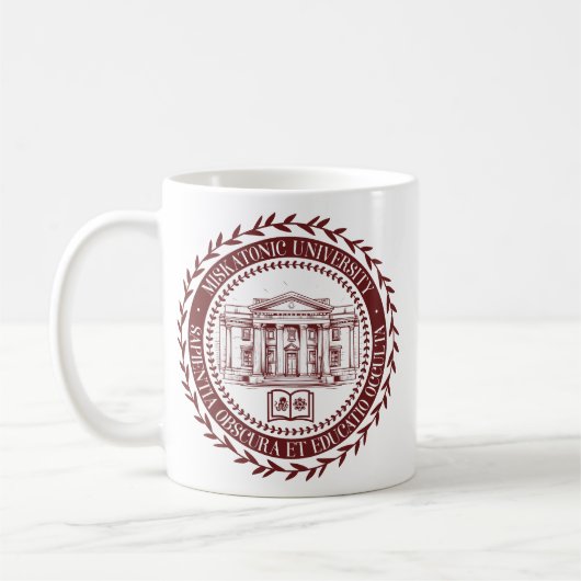 Siegel der Universität Miskatonic Kaffeetasse (Links)