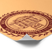 Siegel der Universität Miskatonic Poster (Ecke)