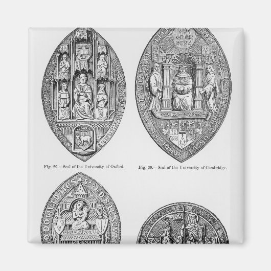 Siegel der Universitäten Magnet (Vorne)