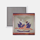 Siegel der USA, c.1840 Magnet (Vorderseite/Rückseite)