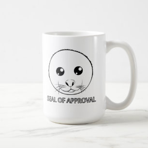 Siegel der Zustimmung Kaffeetasse