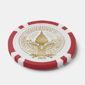 Siegel der zweiten Amtseinführung von Präsident Tr Pokerchips (Einzeln)