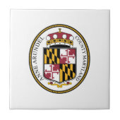 Siegel des Anne Arundel County, MD Fliese (Vorderseite)