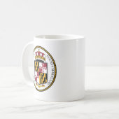 Siegel des Anne Arundel County, MD Kaffeetasse (Vorderseite Links)