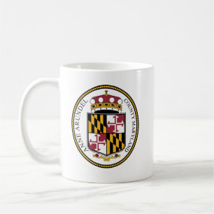 Siegel des Anne Arundel County, MD Kaffeetasse
