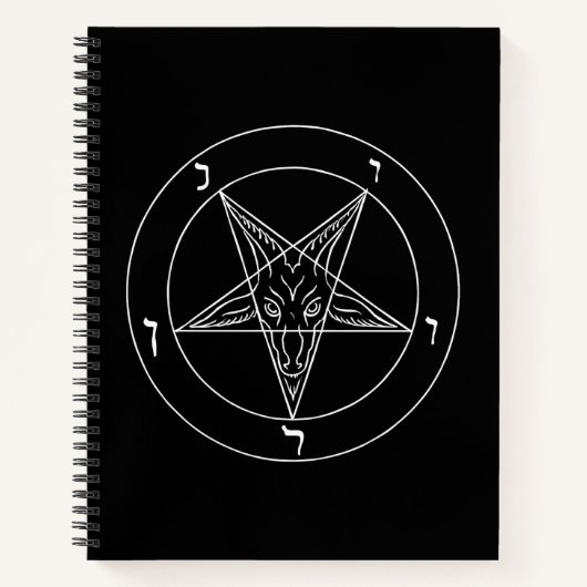 Siegel des Baphomet Notizblock (Vorderseite)