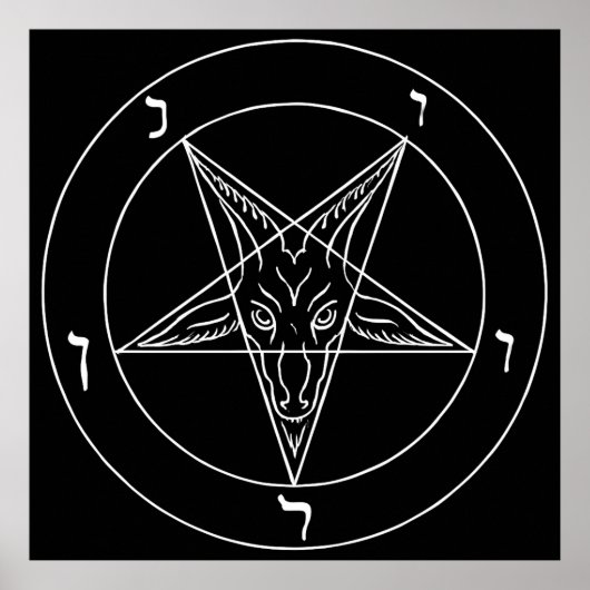Siegel des Baphomet Poster (Vorne)