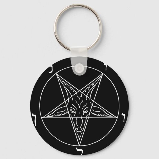 Siegel des Baphomet Schlüsselanhänger (Vorderseite)