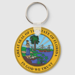 Siegel des Bundesstaates Florida Schlüsselanhänger