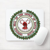 Siegel des Büros des Weihnachtsmanns Mousepad (Mit Mouse)