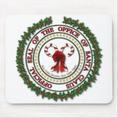 Siegel des Büros des Weihnachtsmanns Mousepad (Vorne)