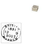 Siegel des Dokuments des authentischen Museums Gummistempel (Stempel)