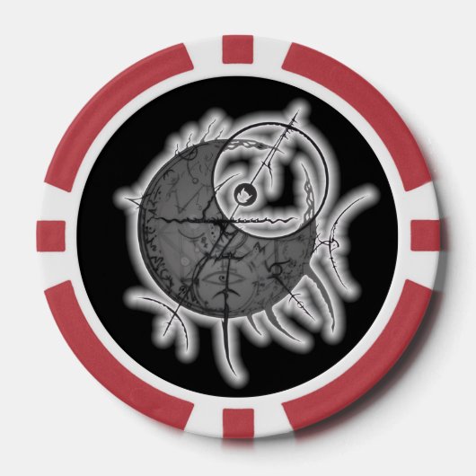 Siegel des Eldritch - Poker-Chips Pokerchips (Vorderseite)