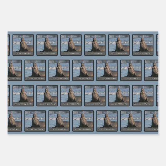 Siegel des Genehmigungswrapping-Papiers (Mix) Geschenkpapier Set (Vorderseite 3)