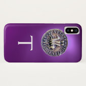 SIEGEL DES KNIGHTS TEMPLAR MONOGRAM Case-Mate iPhone HÜLLE (Rückseite (Horizontal))