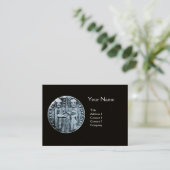 SIEGEL DES KNIGHTS TEMPLAR MONOGRAM Kraft Paper Visitenkarte (Stehend Vorderseite)