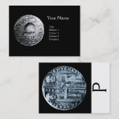 SIEGEL DES KNIGHTS TEMPLAR MONOGRAM VISITENKARTE (Vorne/Hinten)