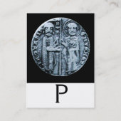 SIEGEL DES KNIGHTS TEMPLAR MONOGRAM VISITENKARTE (Rückseite)