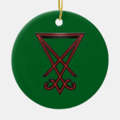 Siegel des Luzifer Keramik Ornament (Vorne)