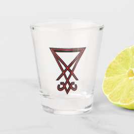 Siegel des Luzifer Schnapsglas