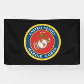 Siegel des Meereskorps - flach Banner (Horizontal)