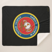 Siegel des Meereskorps - flach Sherpadecke (Vorderseite (Horizontal))