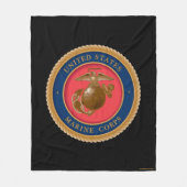 Siegel des Meereskorps Fleecedecke (Vorderseite)