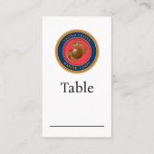 Siegel des Meereskorps Platzkarte (Vorderseite)