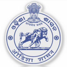 Siegel des Odisha-Staat, Indien Aufkleber