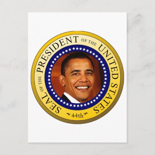 Siegel des Präsidenten Postkarte (Vorderseite)